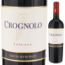 Crognolo Sette Pontiセッテ ポンティ （詳細はこちら）凝縮された熟れた果物、ソフトな質の良いタンニン、心地よい酸、それらの調和がよくとれた力強くビロードのような滑らかな口当たりをもつワインです。750mlサンジョヴェーゼ、メルロー、カベルネ ソーヴィニョンイタリア・トスカーナトスカーナIGT赤他モールと在庫を共有しているため、在庫更新のタイミングにより、在庫切れの場合やむをえずキャンセルさせていただく場合もございますのでご了承ください。株式会社飯田偉大な価値を放つ傑作トスカーナ！サッシカイアと同等評価の実力派「クロニョーロ」クロニョーロ セッテ ポンティCrognolo Sette Ponti商品情報1998年初リリースの「クロニョーロ」1998年に初リリースした「クロニョーロ」。ワイン名はワイナリーの敷地内に豊富に茂っている自然林「コルナス」から名づけられました。サンジョヴェーゼ主体にメルローがブレンドされています。標高250メートルの南向きの砂質、粘土質が混じる畑でコルドーネスペロナート仕立栽培がなされています。樹齢30〜82年のブドウが使用。約20日間のマセラシオン、発酵後、フレンチバリックで10〜14カ月間熟成（新樽50%、オレーノで使用した1年樽50%）、5〜6ヶ月間の瓶内熟成を経てリリースされます。ブラインドテイスティングでサッシカイアと同等レベルの評価を獲得2017年1月に輸入元主催セミナーでサッシカイア、オルネッライアと共に全て2013ヴィンテージによるブラインドテイスティングを行いました。1〜最高6点の6段階評価で19名による点数比較をしました。結果、サッシカイア（45点）とほぼ変わらない43点評価となりました。クロニョーロの価格を考えると、やはり見過ごすことの出来ない実力を持ったワインであると頷けます。生産者情報セッテ ポンティ Sette Pontiサヴォイア家の王女マルゲリータから購入した畑でトップクオリティのワイン造りオーナーは高級靴の老舗「アルファンゴ」のオーナーでもあるアントニオ　モレッティ氏。ファッションビジネスで成功を修めた後、父親がサヴォイア家の王女マルゲリータとマリアクリスチーナの両王女から直接購入したトスカーナ、アレッツォの畑で永年の夢であるトップクオリティのワインを造りはじめました。7つの橋に由来するワイナリー名ワイナリーの名前は、アレッツォとフローレンスの間を流れるアルノ河にかかる7つの橋に由来しています。名画モナリザの右肩上部にその橋の一つ、ブリアーノ橋が描かれています。今も現存する歴史ある橋です。ブドウ畑は海抜200m〜300mの高地にあり、土壌は粘土質から砂質まで様々ですが、ガレストロと呼ばれる石灰石や泥灰成分を多く含む土壌がワインに独特のアロマと複雑さ、ストラクチャーを与えています。畑にはサンジョヴェーゼ、カベルネソーヴィニヨン、メルロなどが栽培され、品質を高めるため1ヘクタールあたり約6000本の高密度で樹が植えられています。1935年から育つ樹齢80年超の希少なサンジョヴェーゼ最も古い畑は、1935年にサヴォイア＝アオスタ公爵の委任の下で管理され、"Vigna dell'Impero"（帝国のブドウ畑）と名付けられた3ヘクタールの畑で、主に樹齢80年のサンジョヴェーゼが植えられています。　天才エノロゴ「カルロ フェリーニ氏」を招聘父親の代はアンティノリやルフィーノ等、キャンティのトップクラスの生産者にバルクでワインを売っていましたが、サヴォイア家の王女から買った畑で、納得の出来る良いワインを造る事がアントニオ モレッティ氏の長年の夢でした。そこで彼は醸造の技術よりも畑そのものを充実させて、葡萄本来の力を重視する考え方の、天才エノロゴ、カルロ フェリーニ氏を招聘しました。フェリーニ氏はセッテポンティの畑を土壌毎に品種を決めて栽培、砂地にカベルネソーヴィニヨン、粘土質にメルロ、小石の多いガレストロ土壌にサンジョヴェーゼを植え、バランスとパワーを合わせ持つ土地の個性を生かした「クロニョーロ」を1999年に初リリースさせます。現在はエリオ アルターレ、ヴィエッティ、ブルーノ ロッカ、ルイジ エイナウディといった超一流のカンティーナの醸造コンサルタントを務め、自らも「カ ヴィオラ」でワインを造り上げるジュゼッペ カヴィオラ氏にエノロゴが引き継がれています。カヴィオラは2002年『ガンベロロッソ』で最優秀エノロゴに輝いたイタリアを代表する醸造家です。並み居るスーパートスカンと同等級の評価の「オレーノ」「クロニョーロ」産地の個性を生かして濃厚ながらも特有の滑らかさを持つ自身のスタイルを確立、「オレーノ」「クロニョーロ」は毎年のようにハイスコアを連続獲得し、国内外で非常に高く評価されています。ボルゲリ、マレンマとシチリアにもワイナリーを所有土壌は粘土質、砂質、石灰岩質等様々で、その状況に応じて伝統的なサンジョヴェーゼや世界的に知名度の高いカベルネソーヴィニヨンやメルロ等を栽培し、それぞれのコンセプトのワインを造っています。現在はここアレッツォにあるセッテ ポンティと、トスカーナ南部の温暖な気候に恵まれたマレンマ地区（ポッジオ アル ルポ）と、ボルゲリ地区（オルマ）、シチリア島南東部（フェウド マッカリ）と3ヶ所にワイナリーを所有しています。 『ガンベロ ロッソ』ワイナリー オブ ザ イヤーに選ばれる実力派 セッテ ポンティの基本スタイルは深みがあって滑らかな質感が特徴となります。土地の個性を活かしたものと、国際的な品種を使ったアイテム、2つのスタイル両方に独特で滑らかな質感が感じられます。過去数年間で畑の購買を繰り返し、現在330haを所有、内50haで葡萄を栽培しています。『ガンベロロッソ』2015において「ワイナリー オブ ザ イヤー」にも選ばれた実力ある生産者です。 ●セッテ ポンティの突撃インタビュー(2017年1月24日)　「サッシカイア」「オルネッライア」「ティニャネロ」を抑えブラインド試飲第1位！スーパートスカン「オレーノ」を造るセッテ ポンティ突撃インタビューはこちら＞＞