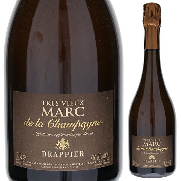 Tres Vieux Marc De Champagne Drappierドラピエ （詳細はこちら）自社畑のピノ・ノワールのみ使用。オーク樽で10年熟成。700mlピノ ノワールフランス・シャンパーニュ・コート ド バール・オーブシャンパーニュAOCマール自然派●自然派ワインについてこのワインは「できるだけ手を加えずに自然なまま」に造られているため、一般的なワインではあまり見られない色合いや澱、独特の香りや味わい、またボトルによっても違いがある場合があります。ワインの個性としてお楽しみください。●クール便をおすすめします※温度変化に弱いため、気温の高い時期は【クール便】をおすすめいたします。【クール便】をご希望の場合は、注文時の配送方法の欄で、必ず【クール便】に変更してください。他モールと在庫を共有しているため、在庫更新のタイミングにより、在庫切れの場合やむをえずキャンセルさせていただく場合もございますのでご了承ください。テラヴェール株式会社