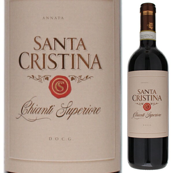 Santa Cristina Chianti Superiore Santa Cristinaサンタ クリスティーナ (アンティノリ) （詳細はこちら）紫がかったルビー色。赤系果実、特にチェリーのような香りが強く、ほのかに樽熟成によるバニラ香が感じられます。口に含むと柔らかくビロードのようなタンニンが感じられ、後味には香りにも感じられたような赤系果実が残ります。熟成は9カ月間にわたり樽とステンレスタンクの両方で行われ、その後さらに2カ月間瓶内熟成が行われます。750mlサンジョヴェーゼ、メルローイタリア・トスカーナキャンティ スーペリオーレDOCG赤他モールと在庫を共有しているため、在庫更新のタイミングにより、在庫切れの場合やむをえずキャンセルさせていただく場合もございますのでご了承ください。エノテカ株式会社スーパートスカンの生みの親名門アンティノリが手掛けるキャンティDOCGまろやかで柔らかく風味たっぷりな口当たりが魅力！サンタ クリスティーナ キャンティ スペリオーレ サンタ クリスティーナ (アンティノリ)Santa Cristina Chianti Superiore Santa Cristina商品情報スーパートスカン「ティニャネロ」と「ソライア」を生み出した名門アンティノリが手掛けるサンタ・クリスティーナは70年以上のロングセラーを誇る、世界約160ヶ国以上で親しまれているカジュアルなワイン。サンジョヴェーゼとメルロをブレンドした、まろやかで柔らかく風味たっぷりな口当たりが魅力の上品で重厚感のあるスタイルです。トスカーナの中心に位置するキャンティ地区で育ったサンジョヴェーゼとメルロをブレンドした赤ワインです。品種ごとに収穫の時期が異なり、メルロは7〜8日のマセラシオン、サンジョヴェーゼは10〜12日間、その後マロラクティック発酵を行い最後にステンレスタンクにて熟成しています。こりによってビロードのような滑らかな舌触りとタンニンがあり、上品で層が厚い味わいになります。色調は紫色のルビーレッド。グラスに注いだ途端プラムやチェリー、ブルーベリー、ラズベリーなど、様々な果実の香りが上品に広がり、徐々にバラやスミレのフローラルなアロマも広がり、フィニッシュには赤系果実の風味が再び姿を現します。エレガントで果実味豊かなスタイルに仕上がっています。名門アンティノリのDNAを受け継ぐワインブランドサンタ クリスティーナ (アンティノリ) Santa Cristina「その名を知らぬものはいない」というほどイタリア国内で愛されるワイン、サンタ クリスティーナ。1946年アンティノリ家のワイン造りの妥協なき努力の結晶としてトスカーナに生まれました。そのクオリティは常に磨かれ、誕生から現在に至っても、その魅力は色褪せることはありません。イタリアワインの名門アンティノリの品質を気軽に楽しむことが出来るシリーズです。サンタ クリスティーナの畑は、歴史あるコルトーナの街の周り、標高約585mという高地で、村々を見渡せる見晴らしの良い丘の上にあります。その土地は川と湖からの堆積物、砂、粘土とわずかにカルシウムを含み、多様な要素が素晴らしいバランスを保っている肥沃な土壌です。そこから生み出されるワインは、フレッシュな果実の魅力を生かしたトスカーナらしいチャーミングな味わい。イタリアのみならず、世界中のワインラヴァーから、1946年以来、70年以上愛され続けるロングセラーワインとなっています。