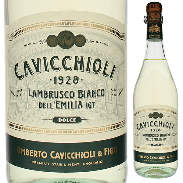 Lambrusco Bianco Dolce Cavicchioliカビッキオーリ （詳細はこちら）やさしい甘さの微発泡白ワイン。フレッシュなベリーやベルベットの香りがあり、ソフトでかつフレッシュ感も有る甘い味わいが印象的。750mlランブルスコ ディ サラミーノ、ランブルスコ ディ ソルバーラ、ランブルスコ ディ グラスパロッサイタリア・エミリア ロマーニャランブルスコIGT微発泡白他モールと在庫を共有しているため、在庫更新のタイミングにより、在庫切れの場合やむをえずキャンセルさせていただく場合もございますのでご了承ください。株式会社飯田華やかなアロマ、フレッシュ＆フルーティーでソフトな味わい！優しい甘さのランブルスコロゼ！ランブルスコ ビアンコ ドルチェ カビッキオーリLambrusco Bianco Dolce Cavicchioli商品情報モデナ県とレッジョ・エミリア県の平地やなだらかな丘の畑でジェノバ・ダブルカーテンとギュイヨ仕立てで栽培。9〜10月に収穫。淡いピンク色も綺麗なやさしい甘さの微発泡ロゼワイン。華やかなアロマに、フレッシュ＆フルーティーでソフトな味わい。生産者情報カビッキオーリ Cavicchioli美味しくてグルメなエミリア ロマーニャ州のNo1ランブルスコ、カビッキオーリ1928年にウンベルト カビッキオーリ氏が、この地の自然の恵みを生かした、伝統的な味わいを一人でも多くの人に知ってほしいと願って設立したワイナリー。 ランブルスコはエミリア ロマーニャ、特にモデナ地方で造られる赤の微発泡性のワインで、カビッキオーリはこのランブルスコの生産者として、イタリア国内で最高の人気を誇っています。中でも、最良とされる軽やかな色合いながらも、凝縮した果実味豊かな上質のソルバーラ種を中心に栽培しています。「ランブルスコ生産者の一つの指針となるワイナリー」この他にも、甘みと苦味のバランスの取れたコクのあるタイプや、辛口でボディのしっかりしたタイプ等、それぞれの畑の自然条件を生かした魅力ある個性的なアイテムを造っています。 カビッキオーリは高いクォリティを保ちながら、安定供給出来る、大手ながらも情熱を持った信頼できる生産者で、『ガンベロロッソ』では「ランブルスコ生産者の一つの指針となるワイナリー」と高く評価されています。ランブルスコに情熱を注ぎ続ける「カビッキオーリ」この地ならではのランブルスコに情熱を注ぎ続ける、80年に渡る歴史と伝統を誇る生産者 創立時から、一流のランブルスコの生産者になる事を目指しているカビッキオーリ社。伝統と個性を尊重して、様々なタイプのランブルスコ等を生み出しています。ワイナリーのあるエミリア ロマーニャ州はバルサミコ酢でも有名な産地で、他にもパルメジャーノ レッジャーノやパルマの生ハム等、グルメが唸るような美味しい特産品を生み出しています。ランブルスコもその一つで、モデナ地方で造られる赤の微発泡性のワインとして有名です。地元ではやや甘口&甘口は、単独で食前酒としても親しまれています。お料理と楽しむのは、酸味豊かなソルバーラ等の辛口、パルマの生ハムやパルメジャーノ レジャーノは勿論、レバーペースト等の脂肪分の多いもの、又ピザやパスタ、特にカルボナーラがお勧めです。ランブルスコ ロッソ ドルチェは、 果実味や酸味が生き生きとした、甘口ながらも爽やかさを楽しめるランブルスコで、親しみやすい人気アイテム。ランブルスコ ロッソ アマービレは、 甘さの中にも苦味と渋みが溶け合った“大人の甘口”で、コクのあるクセになる味わいが魅力。ランブルスコ ロッソ ソルバーラ セッコは、 カヴィキオーリ社が得意とする、ソルバーラ種で造られたフルーティな辛口で、上品な酸味が印象的です。