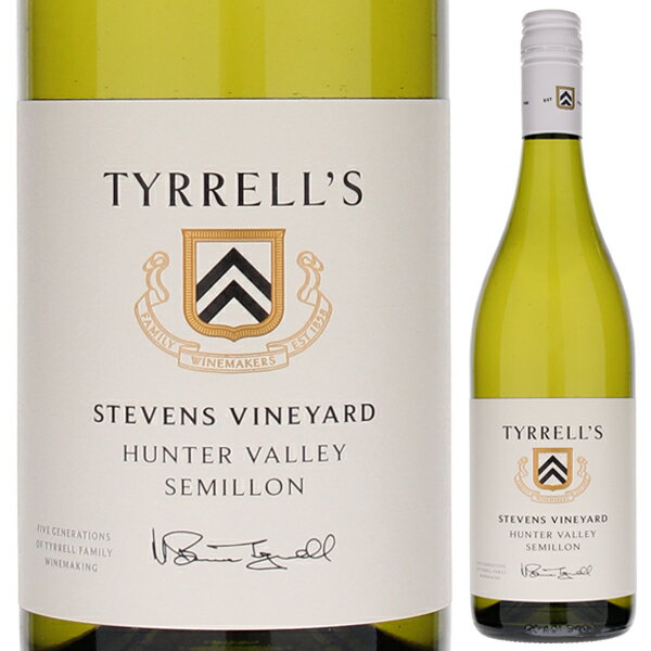【6本〜送料無料】シングルヴィンヤード スティーブンス ハンターセミヨン 2017 ティレルズ 白ワイン オーストラリア 750ml スクリューキャップ フルーティ