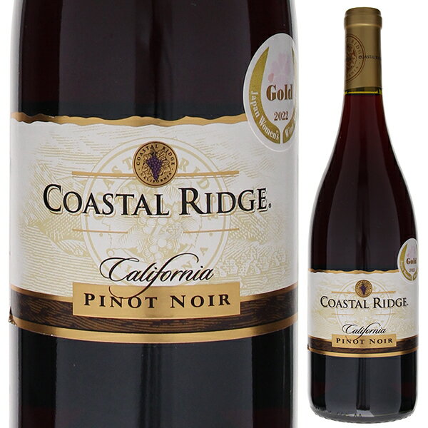 Pinot Noir Coastal Ridgeコースタル リッジ （詳細はこちら）「価格以上の価値」を提供することを目指し、葡萄の栽培から醸造を手掛けるワイナリーとしてカリフォルニアに設立。カリフォルニア各地から厳選された最良の葡萄と、ナパとソノマで培われた卓越した醸造技術を融合することで、格付けにとらわれない圧倒的なコストパフォーマンスを実現した注目すべき造り手のひとり。オーク使用。美しく輝く紫色を帯びたルビー色。ブラックチェリー、ストロベリー、プラムなどのフルーティなアロマ。口当たりは柔らかく、熟した赤系果実の味わいにスパイス、心地よい酸味の余韻を持つバランスの取れた赤ワイン。750mlピノ ノワールアメリカ・カリフォルニア赤他モールと在庫を共有しているため、在庫更新のタイミングにより、在庫切れの場合やむをえずキャンセルさせていただく場合もございますのでご了承ください。株式会社オーバーシーズ『ワイン王国』最高評価5つ星超特選ベストバイワイン！心地よい酸味の余韻を持つバランスの取れたカリフォルニアのピノ ノワールピノ ノワール コースタル リッジPinot Noir Coastal Ridge商品情報『ワイン王国』125号で5つ星獲得！しなやかな印象、食事が進むワインブドウの栽培から醸造を手掛けるワイナリー「コースタル リッジ」が造る「ピノ ノワール」2016が、『ワイン王国』125号（2021年11月発売）の超特選ベストバイワイン“1000円台で見つけたピノ ノワール”で5つ星を獲得しました！「コースタル リッジはブドウの栽培から醸造を手掛けるワイナリーとしてカリフォルニア州に設立された。厳選されたブドウと培った醸造技術で、価格以上の価値を提供している。ハーブやトマトのニュアンスで、酸味がしっかりしている。豊かな果実味がありバランスの良い味わい。やさしい風味でグラスが進む。」とコメントされています！ベスト マリアージュはカツオのタタキ、味噌田楽、サンマとハーブのオーブン焼き、生ハムとトマト、ルッコラのピッツァだそうです。心地よい酸味の余韻を持つバランスの取れた赤ワイン美しく輝く紫色を帯びたルビー色。ブラックチェリー、ストロベリー、プラムなどのフルーティなアロマ。口当たりは柔らかく、熟した赤系果実の味わいにスパイス、心地よい酸味の余韻を持つバランスの取れた赤ワインです。生産者情報コースタル リッジ Coastal Ridge価格以上の価値あるカリフォルニアワインコースタル リッジは、「価格以上の価値」を提供することを目指し、ブドウの栽培から醸造を手掛けるワイナリーとしてカリフォルニアに設立されました。カリフォルニア各地から厳選された最良のブドウと、ナパとソノマで培われた卓越した醸造技術を融合することで、格付けにとらわれない圧倒的なコストパフォーマンスを実現した注目すべき造り手のひとりです。