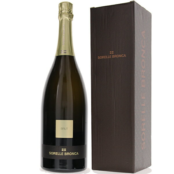 Prosecco Valdobbiadene Superiore Brut Sorelle Broncaソレッレ ブロンカ （詳細はこちら）鮮やかで縁に緑を感じる麦わら色。しっかりとした泡立ちを持つ。青リンゴやレモンなどの柑橘系の果物の香りが主体。藤の花やアカシアの花の香りを感じる。豊かで華やかな芳香を持つ。豊かな果実味を持つ。伸びのある酸味が心地よい清涼感をもたらす。ふくよかさと酸味の調和が取れている。1500mlグレライタリア・ヴェネトプロセッコ ヴァルドッビアーデネDOCG発泡白他モールと在庫を共有しているため、在庫更新のタイミングにより、在庫切れの場合やむをえずキャンセルさせていただく場合もございますのでご了承ください。株式会社ワインウェイヴ