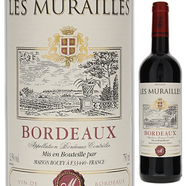 【6本〜送料無料】メゾン ブエ レ ミュレイユ ボルドー ルージュ 2022 赤ワイン メルロー カベルネ フラン フランス 750mlのサムネイル