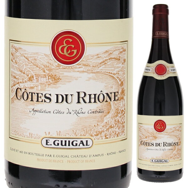 Cotes du Rhone Rouge E.guigalE ギガル （詳細はこちら）土壌：さまざま:堆積土壌、石灰花崗岩、沖積土壌、小石 農法：リュット・レゾネ 収穫方法：手摘み+機械収穫 収穫量：41hl/ha 使用酵母：天然酵母、培養酵母 マロラクティック発酵：Yes 発酵温度：30度 発酵期間：15日間 発酵樽タンク：ステンレスタンク、コンクリートタンク 熟成樽の新樽率：2% 熟成期間：大樽で18ヵ月 瓶詰め時のフィルターの有無：珪藻土によるろ過 平均年間生産量本数：350万本 味わいコメント：「ボトムエンドにしてこの出来！」と唸らされるギガルのコート・デュ・ローヌ。シラーのスペシャリストは、このベーシックなコート・デュ・ローヌにも50パーセントのシラーを用い、1年半、大樽で熟成と手間も時間がかかっている。ブラックベリーやプラムなどの果実香に、スミレを思わせるフローラルな香り。豊かな果実味とスパイシーな余韻。タンニンは滑らかで心地よい。ブリの照焼きやうなぎの蒲焼き、ハンバーグやすき焼きにも、日常の食卓でオールマイティに楽しめる定番中の定番。750mlシラー、グルナッシュ、ムールヴェードルフランス・コート デュ ローヌ・コート　デュ　ローヌコート デュ ローヌAOC赤他モールと在庫を共有しているため、在庫更新のタイミングにより、在庫切れの場合やむをえずキャンセルさせていただく場合もございますのでご了承ください。株式会社ラックコーポレーション