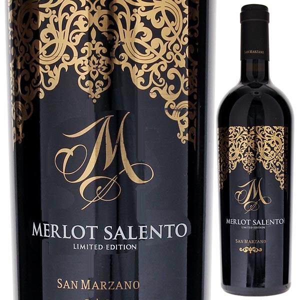 M Merlot San Marzano Vini S.p.a.サン マルツァーノ （詳細はこちら）サンマルツァーノがメルローで造るリッチな味わいの赤。ブルーベリーのアロマとカシスリキュールのような果実味。口当たりは滑らかで清涼感のあるボディ。しっかりとした甘みのある果実が心地のよいワインに仕上がっています。ステンレスとオーク樽（225L、フランス産新樽比率50％）でそれぞれ12ヶ月熟成。750mlメルローイタリア・プーリア・サレントサレントIGP赤他モールと在庫を共有しているため、在庫更新のタイミングにより、在庫切れの場合やむをえずキャンセルさせていただく場合もございますのでご了承ください。株式会社　モトックスサンマルツァーノの技術が生んだ濃厚かつ優美な「M メルロー」仏産バリック12ヶ月熟成を経たリッチな果実味と酸が調和する滑らかな味わいM メルロー サン マルツァーノM Merlot San Marzano Vini S.p.a.商品情報妖艶な果実味とバリックで12ヶ月熟成された滑らかさが引き出されたメルローコレッツィオーネ チンクアンタで人気のサン マルツァーノが新商品「M メルロー」をリリースしました！南イタリア、プーリアの太陽をさんさんと浴び、標高100メートルの地で収穫されたメルロー100％を使用。甘味があり妖艶さを感じる果実味と、フランス産バリックで12ヶ月間の熟成を得た滑らかさが表現された逸品です！怪しげに輝く黄金のデジタルプリントラベルM メルローのラベルは、最新の技術を使用したデジタルプリントラベルを用いています。金色に輝く模様がボトルに直接印字され、高級感をより一層演出しています。栽培面積は2ヘクタールで石の多い粘土土壌の畑。ステンレスタンクで発酵とマロラクティック醗酵を行います。ステンレスとオーク樽（225L、フランス産新樽比率50％）でそれぞれ12ヶ月熟成。年間生産量は24000本です。生産者情報サン マルツァーノ San Marzano Vini S.p.a.「サン マルツァーノ」は、東にアドリア海、南西にイオニア海の2つの地中海を臨む、イタリアのかかと部分にあたるサレント半島に位置するワイナリー。1962年に創業、現在は1,200 以上の栽培農家を抱える造り手です。熟練の栽培家らの手によって造られる、太陽・大地の恵みをたっぷりと吸収したプーリアならではの土着品種で、高品質なワイン造りに取り組んでいます。革新的な醸造技術によってブドウとテロワールの魅力を余すことなく表現した彼らのワインは、現在世界中で人気を高めています。●サン マルツァーノの突撃インタビュー(2018年3月6日)　抜群の飲み心地で大注目！プリミティーヴォ100％ロゼ「トラマーリ」濃厚赤チンクアンタで大人気の実力派プーリア「サンマルツァーノ」突撃インタビューはこちら＞＞