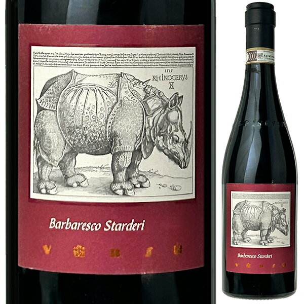 Barbaresco Vigneto Starderi La Spinetta ラ スピネッタ （詳細はこちら）スピネッタの3種のクリュバルバレスコは、すべてバリック（小樽）発酵、熟成。それぞれのクリュ（単一畑）の特徴がダイレクトに感じられます。スタルデリの畑（ファーストヴィンテージ1996年）は、通常より肥沃で粘土質。豊かでフルボディ、良質なタンニンのある芳醇な味わい、しっかりとした骨格と複雑味が特徴で、男性的なバルバレスコと表現されます。750mlネッビオーロイタリア・ピエモンテバルバレスコDOCG赤他モールと在庫を共有しているため、在庫更新のタイミングにより、在庫切れの場合やむをえずキャンセルさせていただく場合もございますのでご了承ください。モンテ物産株式会社ラ スピネッタ社の誉れ高き男性的バルバレスコ「スタルデリ」バックヴィンテージ2010年バルバレスコ ヴィニェート スタルデリ ラ スピネッタBarbaresco Vigneto Starderi La Spinetta 商品情報年産15500本程の「バルバレスコ」スタルデリネイヴェにある南向きの畑スタルデリは標高270メートルの約6.5ヘクタールの広さで石灰質土壌からなります。樹齢は約50-60年、グイヨ仕立てで栽培されています。ファーストヴィンテージは1995年で年間約15500本をボトリングします。収穫されたブドウは10月上旬から中旬にかけて収穫されます。7-8日間かけてロータリーファーメンターでアルコール発酵を行います。ミディアムトーストのフレンチオークの新樽でマロラクティック発酵、その後20-22ヶ月間熟成。ボトリングの3ヶ月前にステンレスタンクに移し、12ヶ月間瓶熟成。ろ過清澄は行いません。この年は『ジェームズサックリング』で96点、『ワインアドヴォケイト』で95点、『ヴェロネッリ』で"スーパー トレ ステッレ"を獲得しています（2010ヴィンテージ）。テロワールによって異なる特徴を表わすネッビオーロ2016年11月、スピネッタ社のエノロゴであるジョルジョ リヴェッティ氏からお話を伺いました。「スタルデリは男性的ですが、女性的味わいとされるガッリーナと1キロも離れていない畑です。栽培と醸造は全て同じ工程を取るのでテロワールに因って味わいが変わります。ネッビオーロだからこそ違いが産まれる。ブルゴーニュにおけるピノ ノワールの存在と非常に似ている」と話してくれました。実際にサイを所有するスピネッタ社 「元々魅了されていたルネサンス期のドイツの画家アルブレヒト デューラーが描いたサイのラベルを使用しています。ラベルの枠として鮮やかなラインを入れる事で「歴史とモダン」を兼ね備えた仕上がりです。このラベルであれば、すぐに覚えてもらえます。実は今から3年前に産まれたばかりのサイを購入し、名前を「スタルデリ」と名付けました。現在はドイツの動物園からロンドンの動物園に移っています。とサイを所有しているエピソードを教えて下さいました。ワインガイド評価『ジェームズサックリング』96点（2010ヴィンテージ）イチゴの果皮、ドライフラワー、トリュフの魅力的なアロマを持つ赤ワイン。フルボディでシルキーなタンニンと素晴らしいバランスとフィネス。味わいの隅々まで愛撫してくれる。飲み頃2017年以降。2004年11月。『ワインアドヴォケイト』95点（2010ヴィンテージ）2010年のバルバレスコ・ヴィニェート・スターデリは、海抜330メートルに位置する畑で生まれた。ジョルジョは、ここでの挑戦は、エレガンスと力強さを併せ持つワインを造ることだと教えてくれた。2010年は理想的な生育条件のおかげで、彼はその仕事を成功させた。しっかりとした骨格を肉付きの良い果実味とエレガントに溶け込んだスパイスが支えている。飲み頃2015〜2030年。2013年6月。【受賞歴】ジェームズサックリングで96点(2010)、ワインアドヴォケイトで95点(2010)、アントニオ ガッローニで94+点(2010)、ワインスペクテーターで91点(2010)、ヴェロネッリでスーパート レ ステッレ獲得(2010)生産者情報ラ スピネッタ La Spinetta クリュの特徴を最大限に表現するバルバレスコのトップ生産者ラ スピネッタは、1977年、カスタニョーレ ランツェに創業。1978年にイタリアで初めてのクリュモスカートをリリースしてその名が広まりました。ピエモンテの土着品種のみにこだわったワイン造りを続け、1995年に最初のクリュバルバレスコ「ガッリーナ」、1996年に「スタルデリ」、1997年に「ヴァレイラーノ」をリリース、クリュの特徴を最大限に表現する造り手としてバルバレスコのトップ生産者の地位を確立、『ガンベロロッソ』では最高賞トレビッキエリの獲得数がガヤに次いで第2位という、まさにイタリアを代表する造り手になっています。「ワイン造りの90％は畑にある」現在は創業者の3人の息子たち（ジャンカルロ、ブルーノ、ジョルジョ）がワイナリーを経営。「ワイン造りの90％は畑にある」という信念のもと、妥協のない高品質ワインを追求し続けています。注目すべきは65人の社員のうち55人が畑仕事に携わっていること。そしてテロワールを表現するためにはその土地に根付いた土着品種のみを使うのが重要であると考え、実践しています。2001年からはトスカーナでワイン造りを始める2000年にはバローロ地区に畑を購入し「バローロカンペ」をリリース、2001年にトスカーナにワイナリーを設立。いずれもスピネッタの精神である土地を表現したワインを土着品種を使って造りだしています。さらに2007年にはスプマンテの老舗コントラット社を譲り受け、瓶内二次発酵のワイン造りにも取り組んでいます。スピネッタのトレードマークであるサイのラベルスピネッタのトレードマークであり、バルバレスコのラベルに使われているサイはルネサンス期に活躍したドイツの画家アルブレヒト デューラーの作品です。オーナー兼エノロゴのジョルジョ リヴェッティ氏が力強く、進む方向を決めたらまっすぐ突き進むサイの絵をいたく気に入っていたことによります。スピネッタのバローロに使われているライオンも同じくデューラーの作品です。実際に見ないで完成させた名作1515年に、生きているサイがポルトガルインド総督からポルトガル王に贈られました。実物のサイがヨーロッパに初めて届いた話題性もあり、サイの記述がスケッチと共に、ドイツにも直ぐ届きました。デューラーはそのスケッチを参考に、実際にサイを見ないで素晴らしい版画に仕上げた名作で、その後300年にもわたり、生きているサイを実際に見ることができるようになっても、デューラーの作品を画家達は模写するほど完成度が高い作品だったと言われています。●ラ スピネッタの突撃インタビュー(2023年11月10日)　長期熟成のクリュバルバレスコ3種を飲み比べ！「ラ スピネッタ」突撃インタビューはこちら＞＞●ラ スピネッタの突撃インタビュー(2016年11月16日)　完璧なバランスを誇る美しきバルバレスコ＆バローロ！ラ　スピネッタ社リヴェッリティ氏突撃インタビューはこちら＞＞●ラ スピネッタの突撃インタビュー(2013年11月25日)はこちら＞＞●ラ スピネッタの(2005年4月5日)　ラ・スピネッタ社　ジョルジョ・リベッティ氏　突撃取材！はこちら＞＞