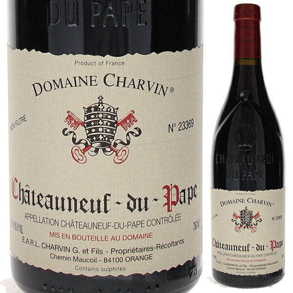 【6本〜送料無料】シャトーヌフ デュ パプ 2020 シャルヴァン 赤ワイン フランス 750ml 自然派 グルナッシュ コート デュ ローヌ