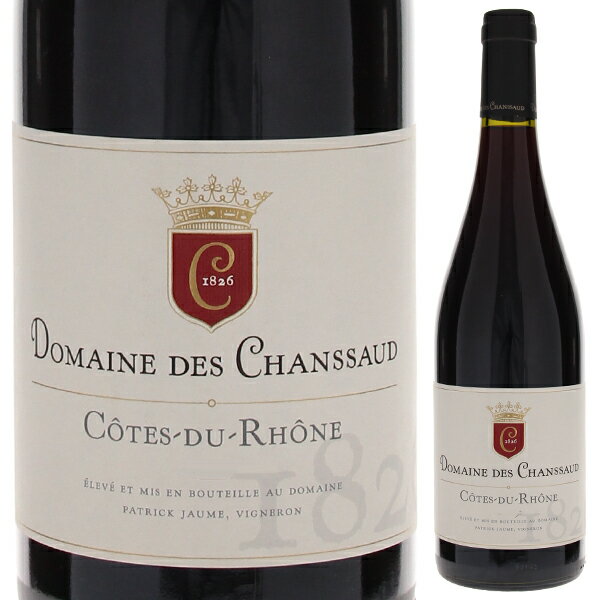 【6本〜送料無料】ドメーヌ デ シャンソー シャンソー コート デュ ローヌ ルージュ 2019 赤ワイン フランス 750ml