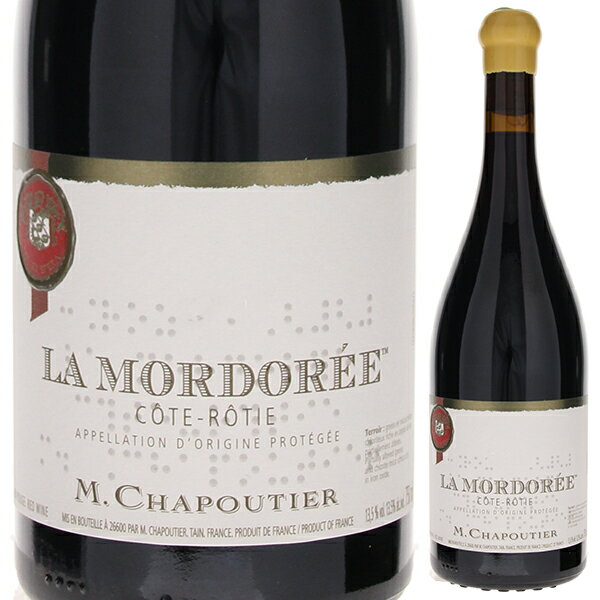 Cote-Rotie La Mordoree M.ChapoutierM.シャプティエ （詳細はこちら）美しい深い赤色で、ラズベリーなどの果実の香りの他に、ところどころにスミレの花の香りが、そしてブラックオリーヴやタップナード、ローズマリーのようなスパイシーな風味が感じられます。口に含むとなめらかな舌触りが心地よく、しっかりした骨格が楽しめます。エレガントで調和の取れたワインです。肉料理やチーズなどによく合います。750mlシラーフランス・コート デュ ローヌコート ロティAOC赤他モールと在庫を共有しているため、在庫更新のタイミングにより、在庫切れの場合やむをえずキャンセルさせていただく場合もございますのでご了承ください。日本リカー株式会社