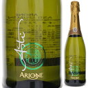 【6本~送料無料】アスティ スプマンテ NV アリオネ 甘口 スパークリング 白ワイン モスカート ビアンコ イタリア 750ml