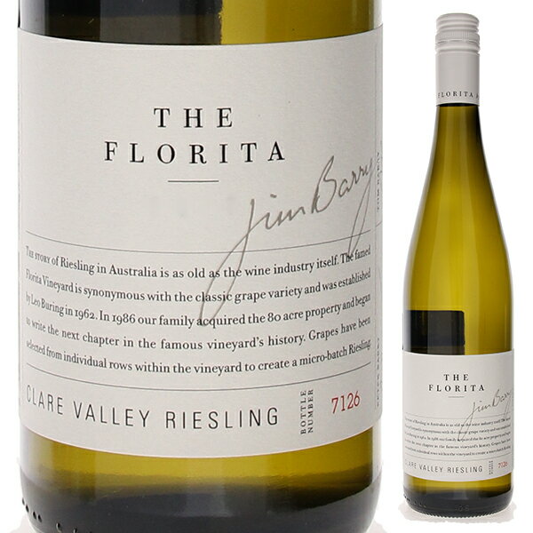 The Florita Riesling Jim Barryジム バリー （詳細はこちら）リースリング750mlリースリングオーストラリア・南オーストラリア・マウント ロフティ レーンジズ・クレア ヴァレークレア ヴァレーGI白他モールと在庫を共有しているため、在庫更新のタイミングにより、在庫切れの場合やむをえずキャンセルさせていただく場合もございますのでご了承ください。ジェロボーム株式会社