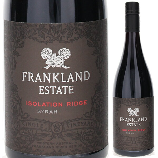 Isolation Ridge Vineyard Syrah Frankland Estateフランクランド エステイト （詳細はこちら）凝縮した果実のアロマに黒オリーブ、胡椒などのスパイス、火打石の風味が入り混じる複雑な香り立ち。赤スグリ、プラムの豊かな果実味にオークが溶け込み、きめ細かいタンニンが長い余韻に伴う。フレンチオークの大樽で18ヶ月間熟成。750mlシラーズ94％、ヴィオニエ4％、ムールヴェードル2％オーストラリア・サウス ウェスト オーストラリア・サウス ウェスト オーストラリア・グレート サザンフランクランド リヴァーGI赤他モールと在庫を共有しているため、在庫更新のタイミングにより、在庫切れの場合やむをえずキャンセルさせていただく場合もございますのでご了承ください。ヴィレッジ セラーズ株式会社