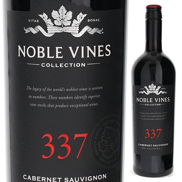 【6本〜送料無料】ノーブル ヴァインズ 337 カベルネ ソーヴィニヨン ［赤］ 2018 750ml 337 Cabernet Sauvig...