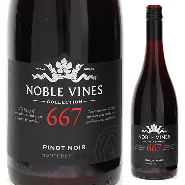 ノーブル ヴァインズ 667 ピノ ノワール 2021 赤ワイン ピノ ノワール アメリカ 750ml スクリューキャップ