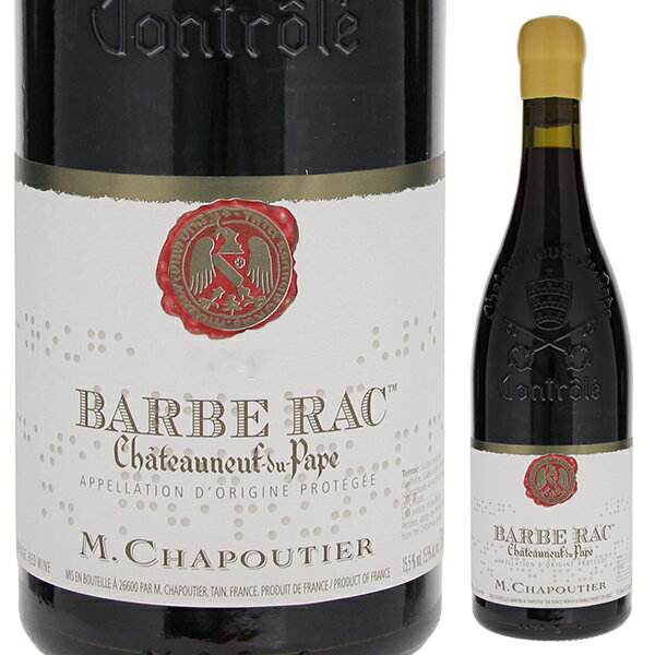 Chateauneuf-du-Pape Rouge Barbe Rac M.ChapoutierM.シャプティエ （詳細はこちら）グルナッシュ750mlグルナッシュフランス・コート デュ ローヌシャトーヌフ デュ パプAOC赤他モールと在庫を共有しているため、在庫更新のタイミングにより、在庫切れの場合やむをえずキャンセルさせていただく場合もございますのでご了承ください。日本リカー株式会社