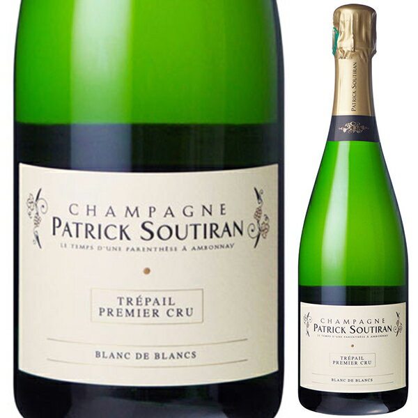 【6本〜送料無料】パトリック スティラン シャンパーニュ ブラン ド ブラン トレパイユ プルミエ クリュ NV スパークリング 白ワイン シャルドネ シャンパン フランス 750ml