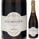 【6本~送料無料】ガウデンシウス ブラン ド ノワール メトド クラッシコ ブリュット NV フィッリアート スパークリング 白ワイン ネレッロ マスカレーゼ イタリア 750ml