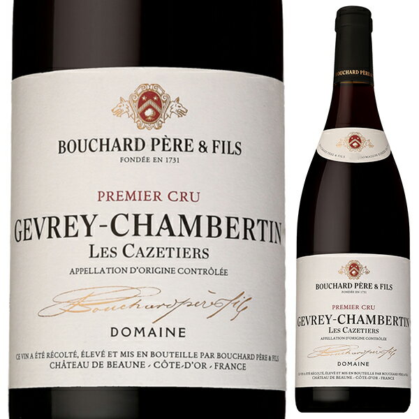 Gevrey Chambertin 1er Cru les Cazetiers Domaine Bouchard Pere & Filsドメーヌ ブシャール ペール エ フィス （詳細はこちら）創業1731年。コートドール中心に約130haの畑を所有する最大級のドメーヌ。1995年にアンリオ家が経営を引継ぎ、最新施設でワイン造りを行う。2015年環境に配慮した農法レベル3の認証を受けました。赤や黒の果実のアロマに、動物的なタッチやスモーキーなタッチ。リッチで構成もしっかりあり、芳醇でありながら、フレッシュな印象も併せ持つ、長期熟成のポテンシャルの高いワイン。750mlピノ ノワールフランス・ブルゴーニュジュヴレ シャンベルタン プルミエ クリュ カズティエ赤他モールと在庫を共有しているため、在庫更新のタイミングにより、在庫切れの場合やむをえずキャンセルさせていただく場合もございますのでご了承ください。株式会社ファインズ