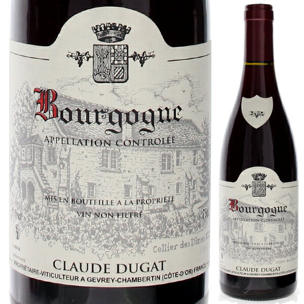 【6本〜送料無料】ブルゴーニュ ルージュ 2022 クロード デュガ 赤ワイン フランス 750ml ピノ ノワール(4)
