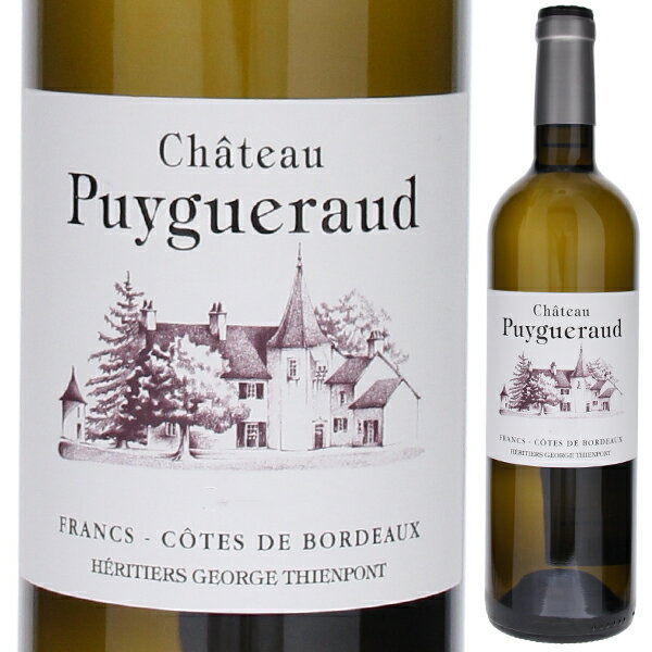 Chateau Puygueraud Blanc Chateau Puygueraudシャトー ピュイゲロー （詳細はこちら）シャトー・ル・パンを所有するティエンポン家がボルドーで最小のアペラシオン、コート・ド・フランに1946年から所有するシャトー。2013年がファーストヴィンテージで年間生産量は4,800本。750mlソーヴィニョン ブランフランス・ボルドー・コート ド ボルドーフラン コート ド ボルドーAOC白他モールと在庫を共有しているため、在庫更新のタイミングにより、在庫切れの場合やむをえずキャンセルさせていただく場合もございますのでご了承ください。エノテカ株式会社