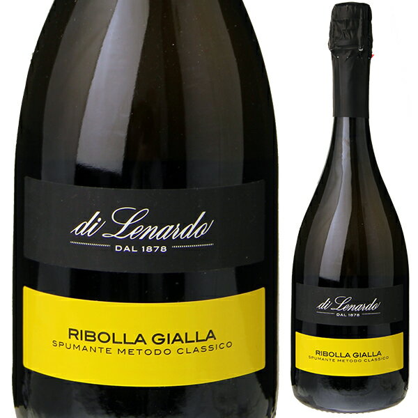 ディ レナルド リボッラ ジャッラ ブリュット メトド クラッシコ 2021 スパークリング 白ワイン イタリア 750ml