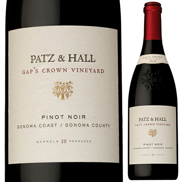 P5倍【6本～送料無料】ギャップス クラウン ピノ ノワール 2018 パッツ アンド ホール 赤ワイン アメリカ 750ml カリフォルニア