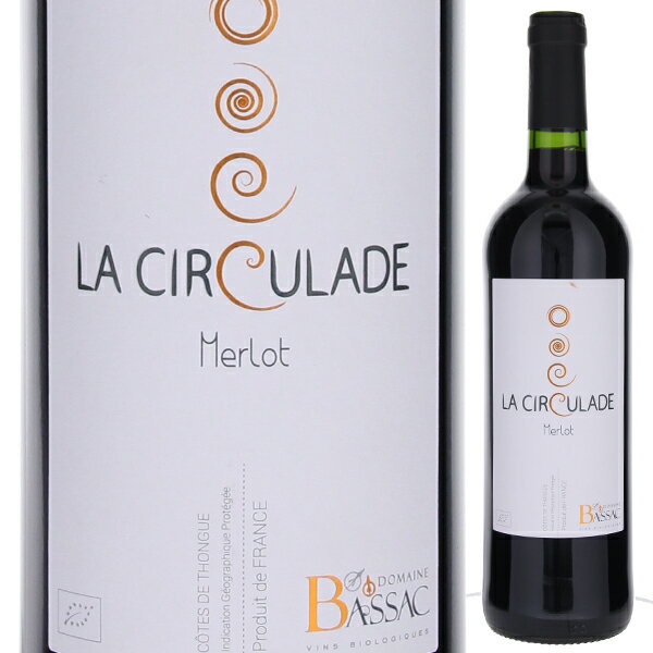 【6本〜送料無料】ラ シルキュラード メルロー 2022 ドメーヌ バサック 赤ワイン フランス 750ml ラングドック ルーション