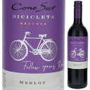 【6本〜送料無料】メルロー ビシクレタ レゼルヴァ 2022 コノスル 赤ワイン チリ 750ml スクリューキャップ 果実味