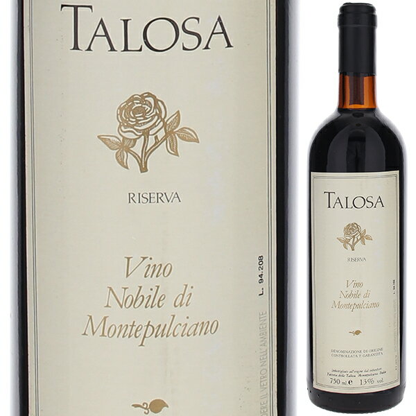 【6本〜送料無料】ヴィーノ ノービレ ディ モンテプルチアーノ 1988 タローザ 赤ワイン サンジョヴェーゼ イタリア 750mlのサムネイル