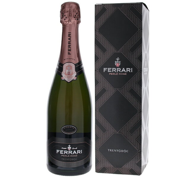 【6本〜送料無料】ペルレ ロゼ リゼルヴァ 2017 フェッラーリ スパークリング ロゼワイン イタリア 750ml ピノ ネロ トレンティーノ アルト アディジェ エレガント