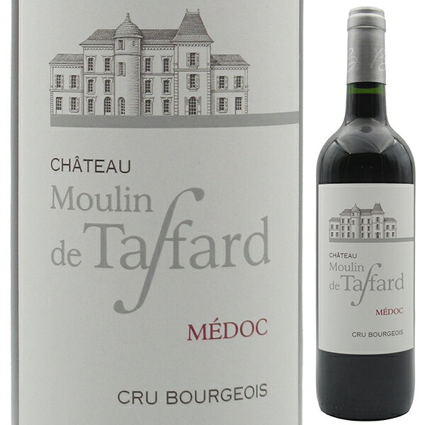 Chateau Moulin de Taffard Chateau Moulin de Taffardシャトー ムーラン ド タファール （詳細はこちら）シャトー・ムーラン・ド・タファールは、ボルドーのメドック地区で丹念に造られた、気品漂う赤ワインです。艶やかなルビーレッドの色調で、熟したカシスやプラムの芳醇なアロマに、スパイスのニュアンスが絶妙に溶け込んでいます。しなやかなタンニンと程よい酸味が調和したミディアムボディの味わいで、口当たりは非常に滑らかです。メドック特有の力強さとエレガンスを兼ね備えており、バランスの取れた長い余韻が楽しめます。牛ステーキやラム肉のグリル、ハードタイプのチーズなどと合わせて、贅沢なひとときを演出する一本です。750mlカベルネ ソーヴィニョン、メルローフランス・ボルドー・メドックメドックAOC赤他モールと在庫を共有しているため、在庫更新のタイミングにより、在庫切れの場合やむをえずキャンセルさせていただく場合もございますのでご了承ください。株式会社八田