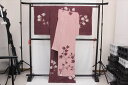 正絹訪問着 訳あり実店舗キャリー在庫 薄ピンク(草花) お祝い 着付 お稽古 送料無料 送料込み