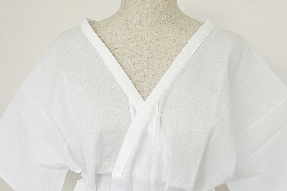 itomi夏用肌襦袢 新真夏の肌襦袢（白） M Lサイズ 夏用 仕上がり品 肌着 婦人用 和装下着 着物 着付け小物 ito 送料無料 送料込み