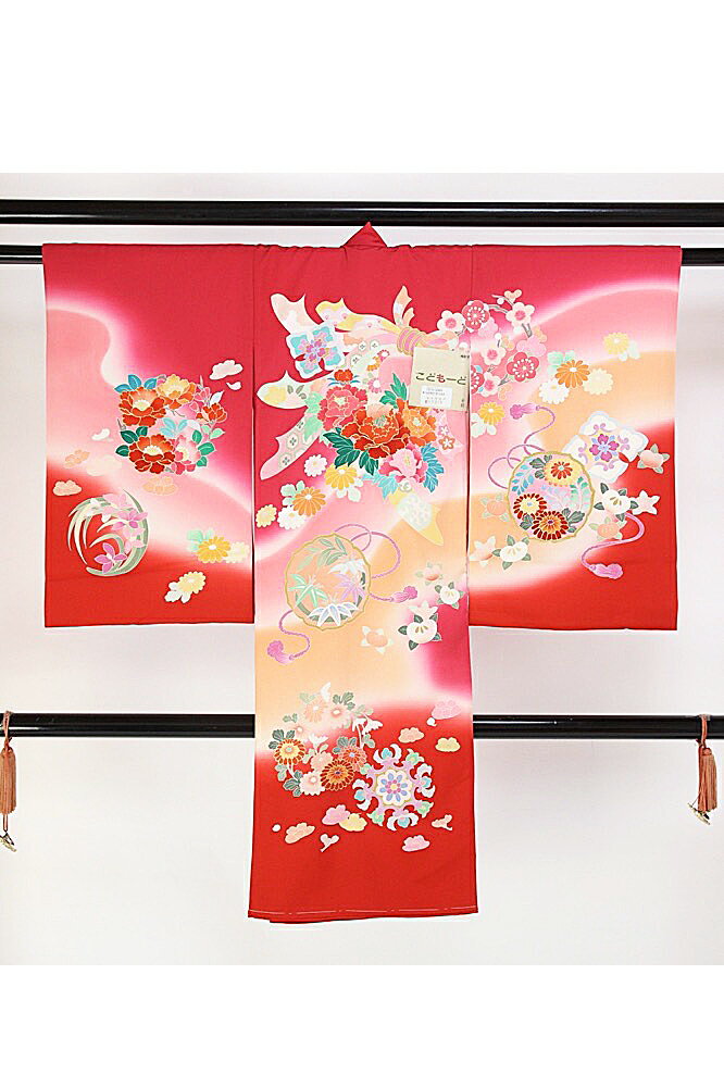 呉服屋 正絹 子供用祝着 着物 初着 産着 のしめ お宮詣り 宮詣り うぶぎ 御祝儀 女の子 女児 絹100% 送料無料 送料込み