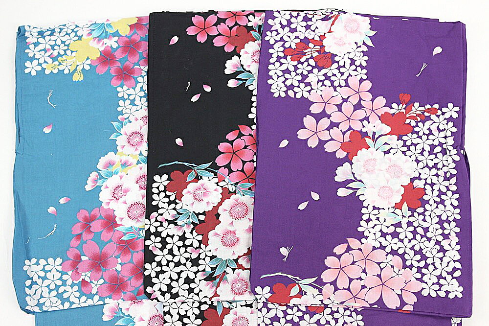 商品名 【2016年新柄！2,000円浴衣】女浴衣 今年の夏こそ浴衣にトライ！花火大会などにぜひ着てお出かけ下さい。 はじめての方でも着やすいかわいいデザイン♪ サイズ 身丈 : 約163cm 袖丈 : 約49cm 裄丈 : 約67cm 適応身長 : 152-167cm 色 1.緑がかった青×白×ピンク（桜） 2.黒×白×ピンク（桜） 3.紫×白×ピンク（桜） 素材 綿100% ご注意 1.新しいうちは摩擦や汗等で下着や変に多少色移りする事があります。 2.多少色移りする事がありますので、他の物との同時洗濯はお避け下さい。 3.濡れたまま長時間放置しますと色落ちや他の部分へ色移りする恐れがあります。 4.塩素系漂白剤を含む洗剤や酸、アルカリ性の強い洗剤は色落ちや生地が傷みますので使用しないで下さい。出来れば中性洗剤が適しています。 5.洗濯機洗いは型崩れするので、標準として手洗いでお願いします。 6.すすぎは充分にして下さい。 7.タンブラー（回転乾燥機）を使用しますと生地が縮みますのでお避け下さい。 8.洗濯後多少縮む事があります。 商品写真に関してのご注意 できるだけ商品と同じ色目を出すよう努力しておりますが、表示画面等の違いから現物と色の違いが生じる場合がございます。ご了承くださいませ。 ※商品についての詳細等気になる点がございましたらチャットやお電話でお気軽にご質問くださいませ。 「安売り天国とせん:tosen28391770BC」 　 【関連キーワード】　 着付け / 夏祭り / 祭 / 花火大会 / 盆踊り / 和装 / メール便不可 / カラー / プレゼント / デザイン / 御稽古 / デート1：緑がかった青×白×ピンク（桜） 2：黒×白×ピンク（桜） 3：紫×白×ピンク（桜）