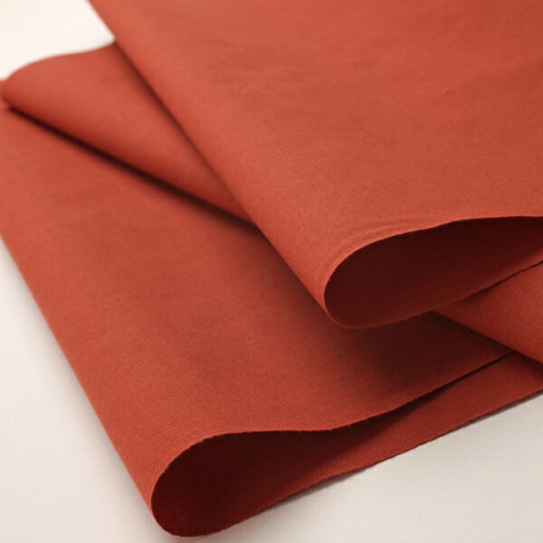 無地もめん レンガ色 カット売り メール便6mまで対応可[tss]