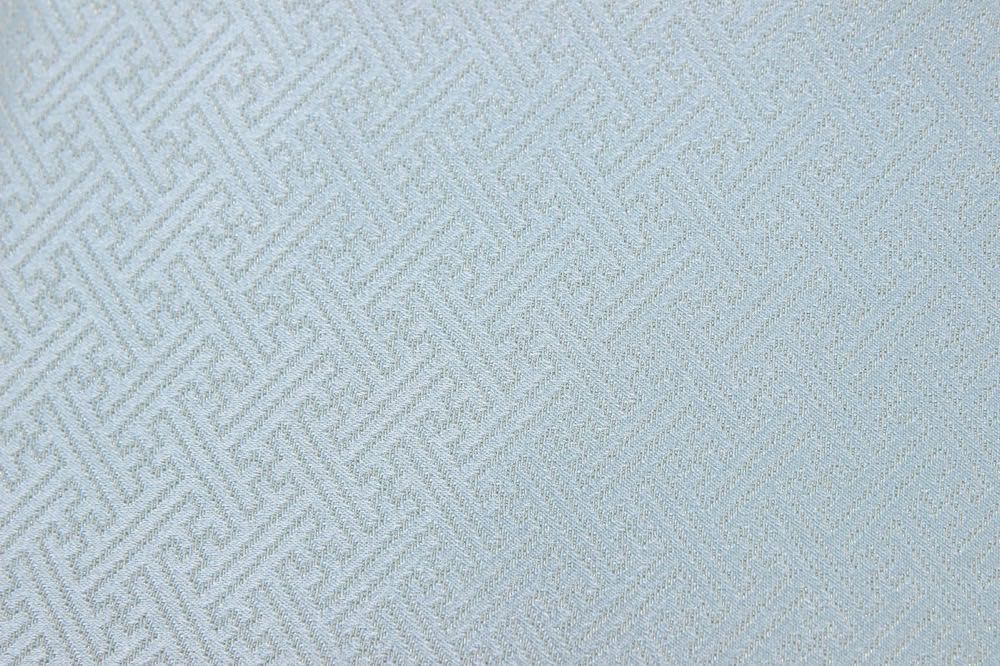 訳あり 加藤萬謹製 両面重ね衿 縫取りサヤ型 千草 水色 みふじ リバーシブル 重ね襟 女性用 広衿 着物 伊達衿 和装小物 メール便OK 送料無料 送料込み