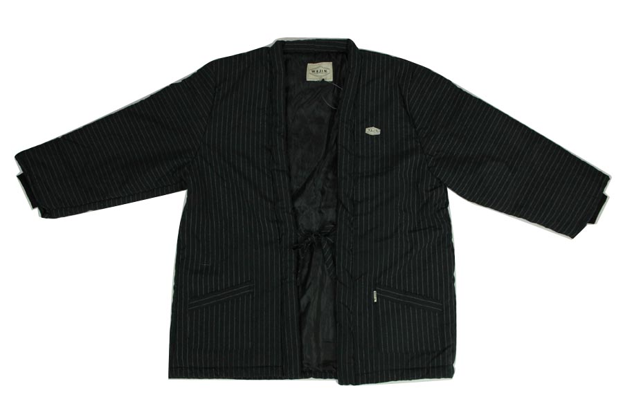 呉服屋 新柄 男半天 メンズ 袖リブ付き MLサイズ フリーサイズ はんてん 節電 ウォームビズ 保温 エコ 暖房費節約 紳士 どてら ちゃんちゃんこ メール便不可 267001 ens ダウンベストより暖かい 和風カーディガン 敬老の日のプレゼントにも