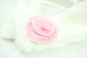呉服屋 訳あり ショール メーカー処分品 未検品商品 ラビット フェイクファー マフラー 女性用 レディース 女物 ストール えりまき 襟巻き ティペット