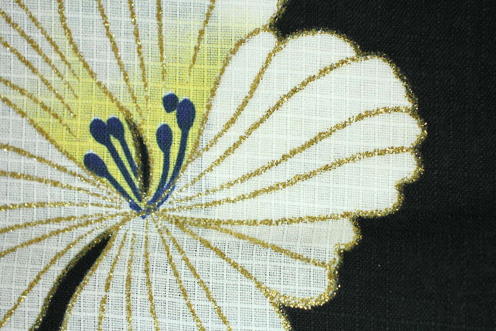 2021年新柄 女浴衣 レディース きらみやび 金ラメ ゴールドシャイニング 変わり織り レトロ モダン 大人 仕立て上り品 ゆかた 単品 プレタ 女物 女の子 夏 3点セットにも対応 ens