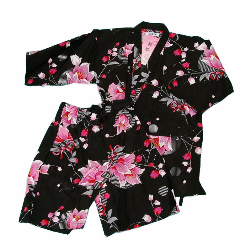 訳あり 女物甚平 M-L フリーサイズ 浴衣生地使用 じんべい 夏祭り 花火 浴衣 カジュアル 女甚平 甚平 レディース 婦人 部屋着 パジャマ メール便不可