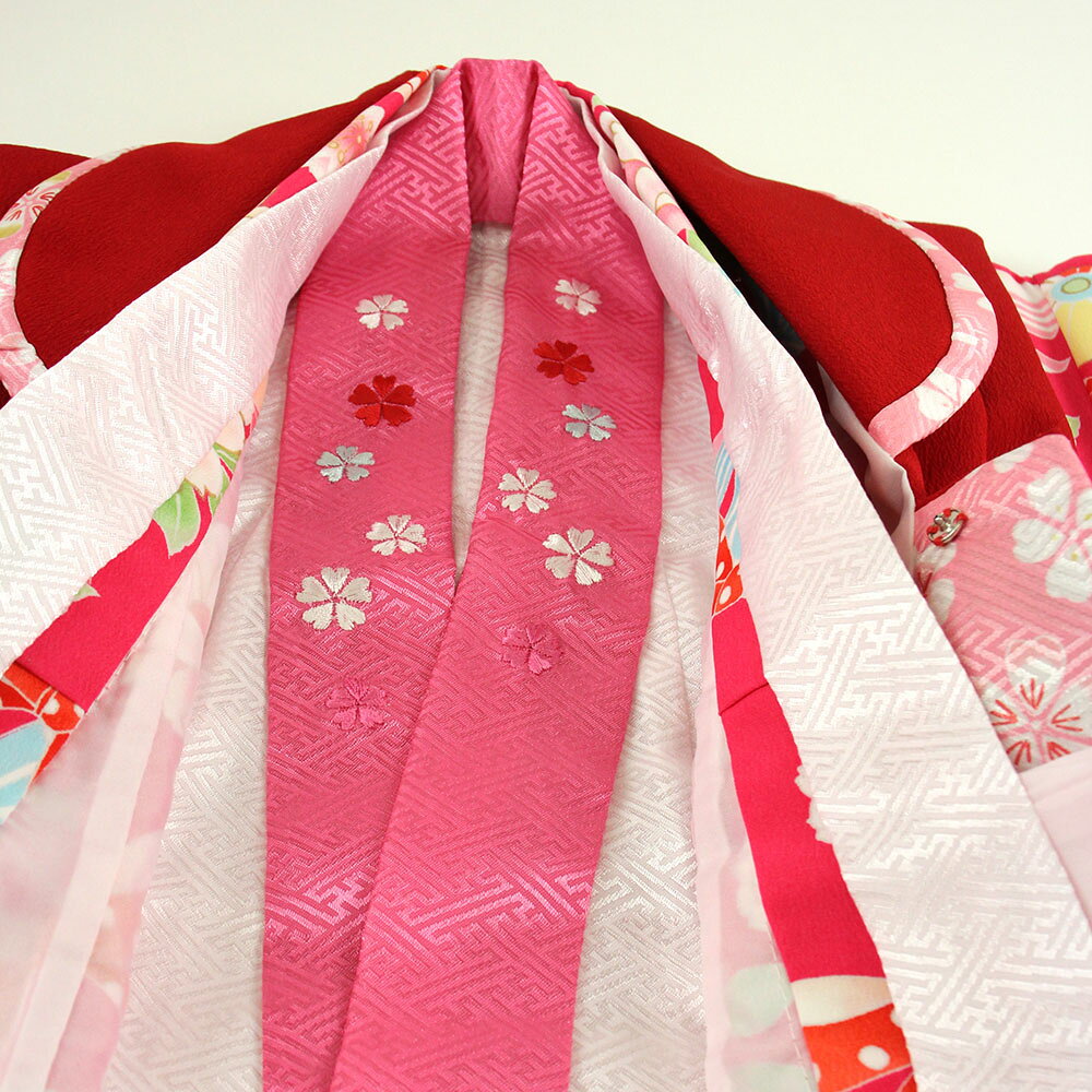 呉服屋 七五三 3歳 三歳 着物 七五三着物セット 被布セット 肩腰揚げ済み 三才 3才 753 正月 晴れ着 お祝い きもの 被布 長襦袢 草履 巾着 半衿 重ね衿 髪飾り 可愛い かわいい 女の子 kids 日本製 生地