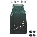 女物 袴 刺繍 M L LL 女性用 行燈型 あんどん 婦人物 レディース 成人 ポリエステル 短大生 大学生 卒業式 晴れ着 お祝い 着物 かわいい はかま