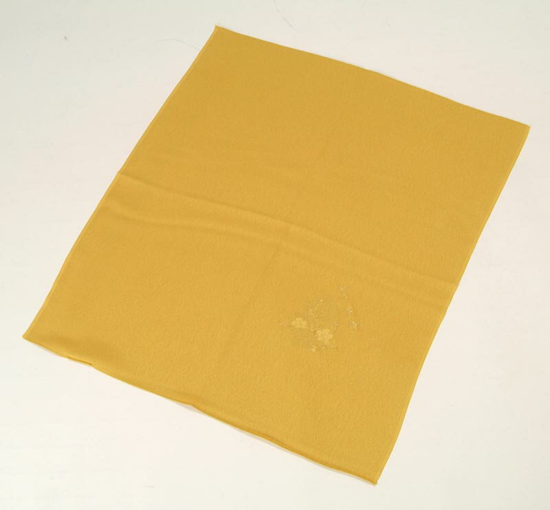 訳あり 風呂敷 (正絹・カラシ色) エコ ふろしき 着物 和服 和装 和小物 メール便OK