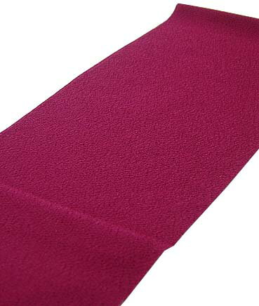 色半衿（無地）えんじ 洗える ポリエステル ちりめん 縮緬 長襦袢 着付け 和装小物 普段着 着物 正装 フォーマル カジュアル はぎれ 端切れ ハギレ パッチワーク メール便5枚までOK