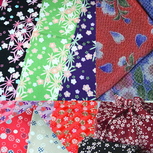 2020 人気 おすすめ レディース 対象 メール便送料無料 呉服屋 福袋(ちりめん風呂敷×1枚) 色柄おまかせ 同梱不可 和装小物 着付け小物 便利小物 和小...