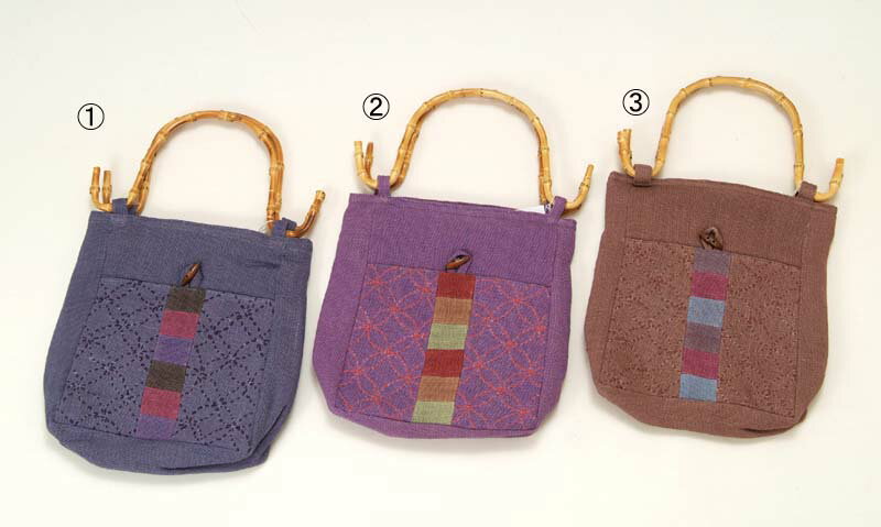 訳あり 店舗キャリー在庫 麻バッグ 手さげバック 日本製 着物 バック 和装小物 美しいキモノ雑誌、帯揚、長襦袢、風呂敷、ガーゼ製品など多数掲載有名メーカー み...