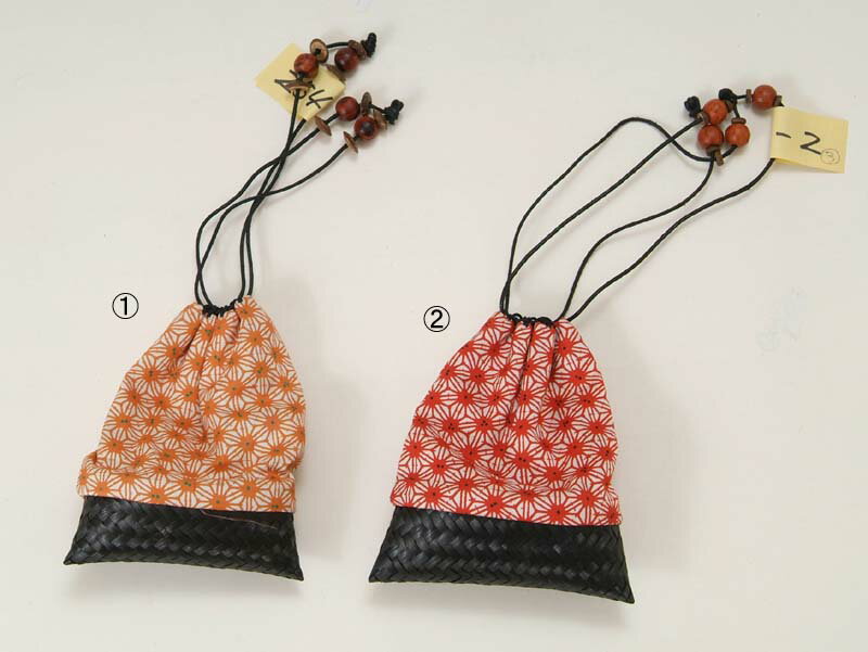 訳あり 店舗キャリー在庫 バンブー巾着(小) 籠きんちゃく 日本製 着物 バック 和装小物 美しいキモノ雑誌、帯揚、長襦袢、風呂敷、ガーゼ製品など多数掲載有名メ...