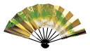 踊り衣裳 舞扇 扇印 緑×金 取り寄せ商品 日本の踊り 掲載 扇子 和雑貨 和風小物 稽古 習い事 舞踊 民謡 発表会《男性用 女性用 メンズ レディース》 メ...